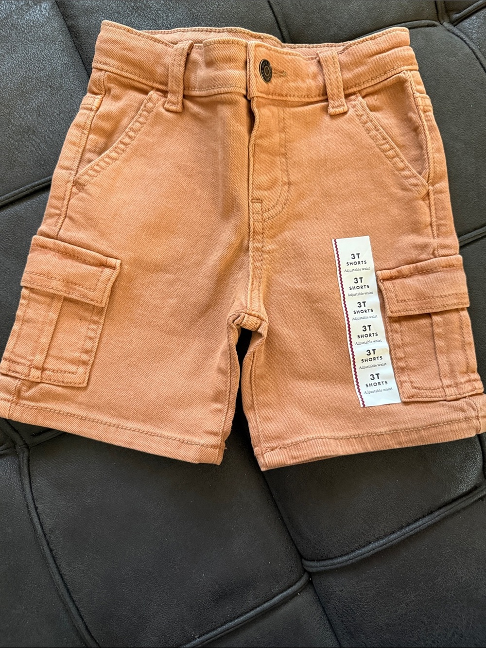Cat & Jack Toddler Stretch Cargo Shorts in Rust